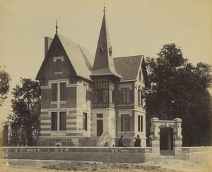France Aulnay les Bondy Villa Architect Hachet Old Photo Albert Levy 1890