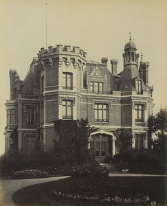 France Deauville Villa Dolfus Architect Brouty Old Photo Albert Levy 1890