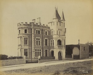 France Biarritz Villa Roche Ronde Architect Bertrand Old Photo Albert Levy 1890