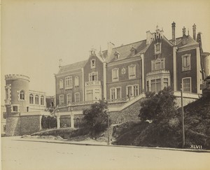France Biarritz Villa du Duc d'Ossuna Architect Old Photo Albert Levy 1890