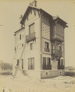 France Houlgate Villa Architect Singery Old Photo Albert Levy 1890 #2