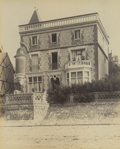 France Houlgate Villa Montor Architect Baumier Old Photo Albert Levy 1890 #2