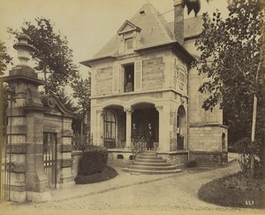 France Biarritz Villa Belle Fontaine Architect Tisnes Photo Albert Levy 1890 #3