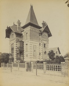 France Houlgate Villa des ClochettesArchitect Singery Old Photo Albert Levy 1890
