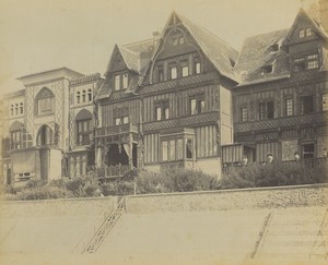 France Trouville Villa Architect Delarue Old Photo Albert Levy 1890