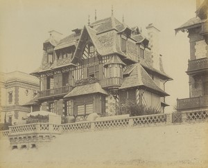 France Houlgate Villa Architect Baumier Old Photo Albert Levy 1890 #1