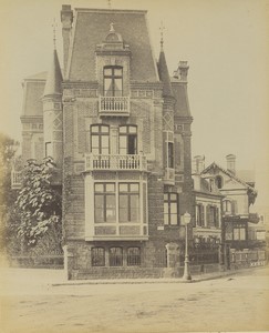 France Villers Villa Marie Amelie Architect Duchemin Old Photo Albert Levy 1890