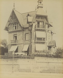 France Beuzeval Villa les Carillons Architect Baumier Photo Albert Levy 1890 #1