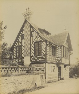 France Houlgate Villa Petit Manoir Architect Baumier Photo Albert Levy 1890 #1