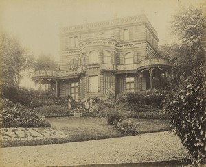 France Villers Villa Siana Architect Delaistre Old Photo Albert Levy 1890