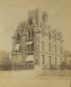 France Trouville Villa Architect Guerinot Old Photo Albert Levy 1890