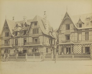 France Trouville Villa Architecture Old Photo Albert Levy 1890 #2