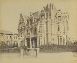 France Deauville Villa Dolfus Architect Brouty Old Photo Albert Levy 1890