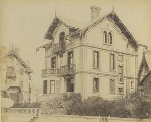 France Houlgate Villa Architect Baumier Old Photo Albert Levy 1890 #3