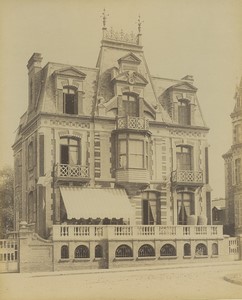 France Villers Villa Architect Delaistre Old Photo Albert Levy 1890