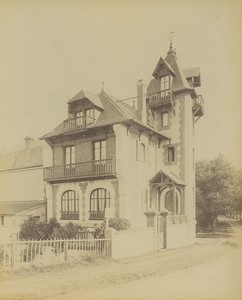 France Cabourg Villa Architect Papinot Old Photo Albert Levy 1890