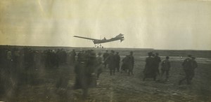 Bordeaux Aviation Croix d'Hins Ruchonnet's Antoinette Landing Old Photo 1911