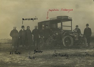 Bordeaux Aviation Croix d'Hins Captain Bellenger Old Photo 1911