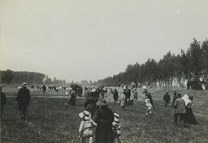 France Jaubertes Aviation Airfield inauguration by Lt de Malherbe old Photo 1913