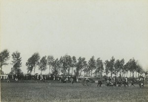 France Jaubertes Aviation Airfield inauguration by Lt de Malherbe old Photo 1913