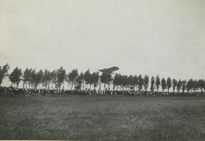 France Jaubertes Aviation Airfield inauguration by Lt de Malherbe old Photo 1913