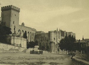 France Avignon Papal Palace Palais des Papes Old Amateur Photo 1947 #3