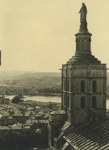France Avignon Panorama Old Amateur Photo 1947 #2