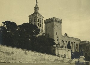 France Avignon Papal Palace Palais des Papes Old Amateur Photo 1947 #2