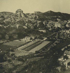 France Les Baux-de-Provence village Old Amateur Photo 1947 #2