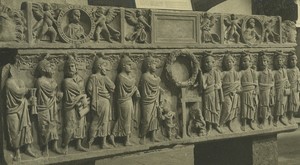 France Arles Museum Sarcophagus Anastasis Old Amateur Photo 1947