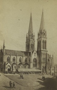 France Basilique Notre-Dame de la Délivrande Old CDV Photo circa 1890 #1