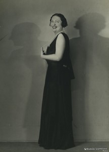 France Jacqueline Jako-Mica ? actress Old Photo Lorelle 1940's #2