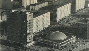 Germany Berlin Alexanderplatz panorama Old Photo 1966