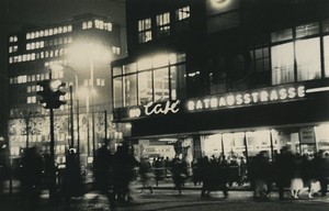 Germany Berlin Alexanderplatz by night Old Photo 1964 #1