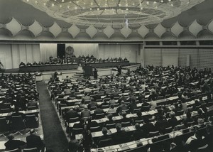 Germany Berlin Congress Hall People's Chamber Volkskammer Old Photo 1967