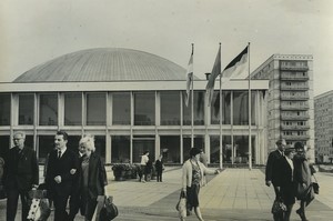 Germany Berlin Alexanderplatz Hall of Congress Kongresshalle Old Photo 1966