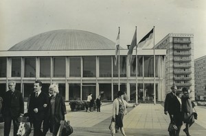 Germany Berlin Alexanderplatz Hall of Congress Kongresshalle Old Photo 1966