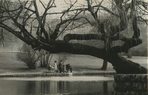 Germany Berlin Friedrichshain park Old Photo 1966