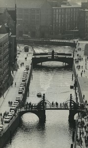 Germany Berlin Friedrichsgracht Bridges Old Photo 1972