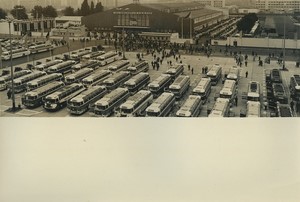 Germany Berlin VIII Congress of Socialist Party SED Many Buses Old Photo 1971
