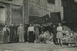 France WWII Liberation de Cachan 2e DB Barricade photo Borremans August 1944 #2