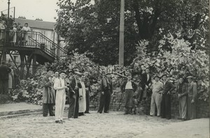 France WWII Liberation de Cachan 2e DB Barricade photo Borremans August 1944 #3