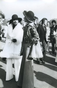 Paris Auteuil Fashion Week Grand Steeple-Chase  Old photo Huet 1972
