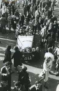 Paris Auteuil Fashion Week Grand Steeple-Chase  Old photo Huet 1972