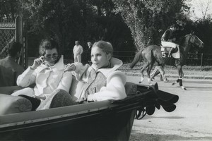 Paris Auteuil Fashion Week Grand Steeple-Chase  Old photo Huet 1972