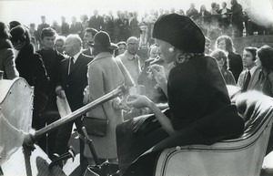 Paris Auteuil Fashion Week Grand Steeple-Chase  Old photo Huet 1972