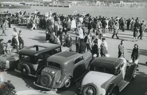 Paris Auteuil Fashion Week Grand Steeple-Chase  Old photo Huet 1972