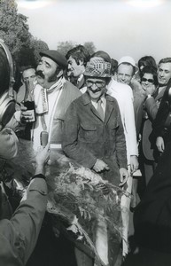 Paris Auteuil Fashion Week Grand Steeple-Chase Moustache Zanini photo Huet 1972