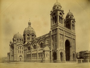 France Marseille Cathedral Old photo Neurdein 1880