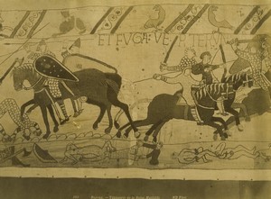 France Queen Mathilde's Bayeux Tapestry Tapisserie Old photo Neurdein 1880 #8